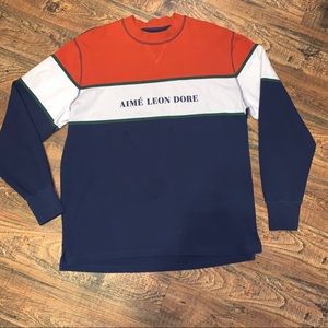 Aime Leon Dore Colorblock Mockneck L/S Tee